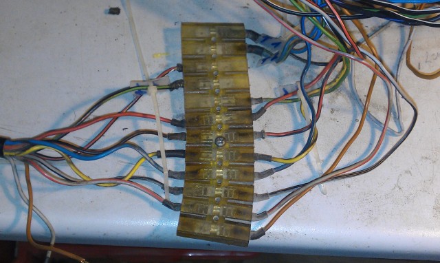 tableau,bord,cosse,electrique,câble