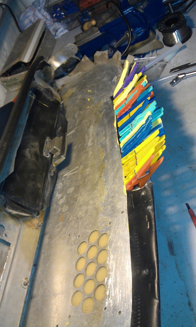 tableau,bord,restauration,colle,cable